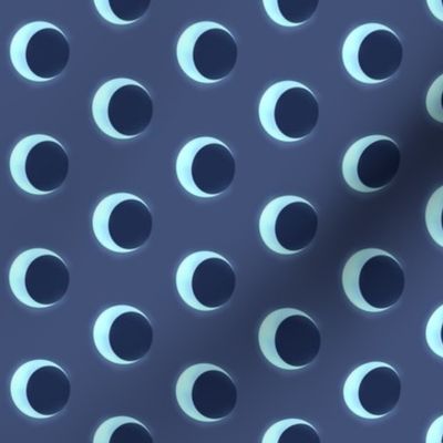 Crescent Glowing Moon - Robe Lining