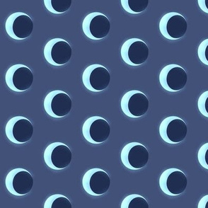 Crescent Glowing Moon - Robe Lining