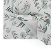 Native Eucalyptus Leaves || Edition 1 || Fabric Wallpaper