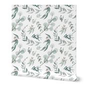 Native Eucalyptus Leaves || Edition 1 || Fabric Wallpaper