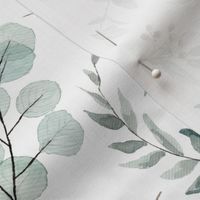 Native Eucalyptus Leaves || Edition 1 || Fabric Wallpaper
