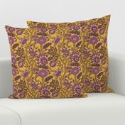 Small Purple and Gold Indienne