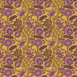 Small Purple and Gold Indienne