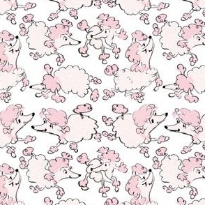 Nanny Paws poodle fabric