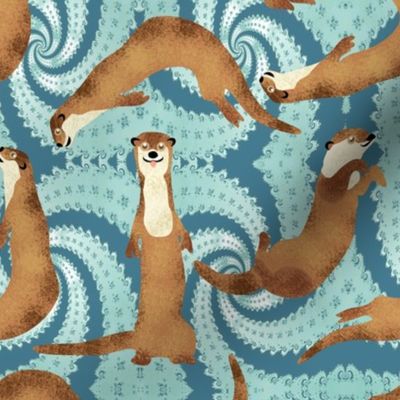 Otters love to Make Waves