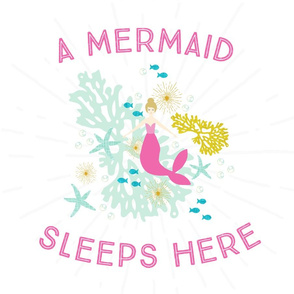 A Mermaid Sleeps Here Lovey // Pink Maui Blonde