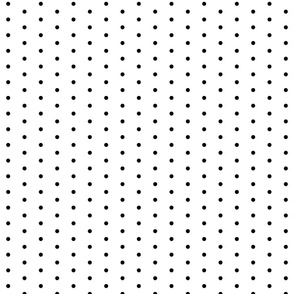 Black Dots Polka Dots