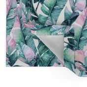 8" Tropical Banana Leaves