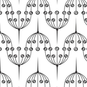Abstract umbel pattern