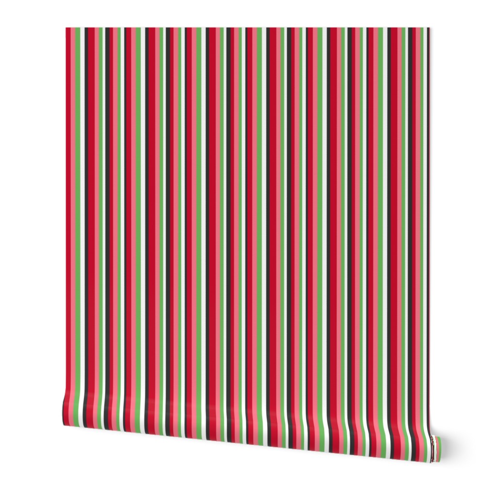 Scarlet poppy stripe