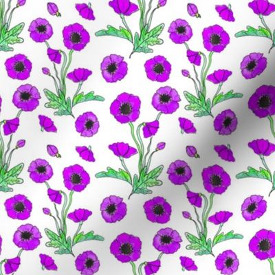 purple poppy repeat 4x4