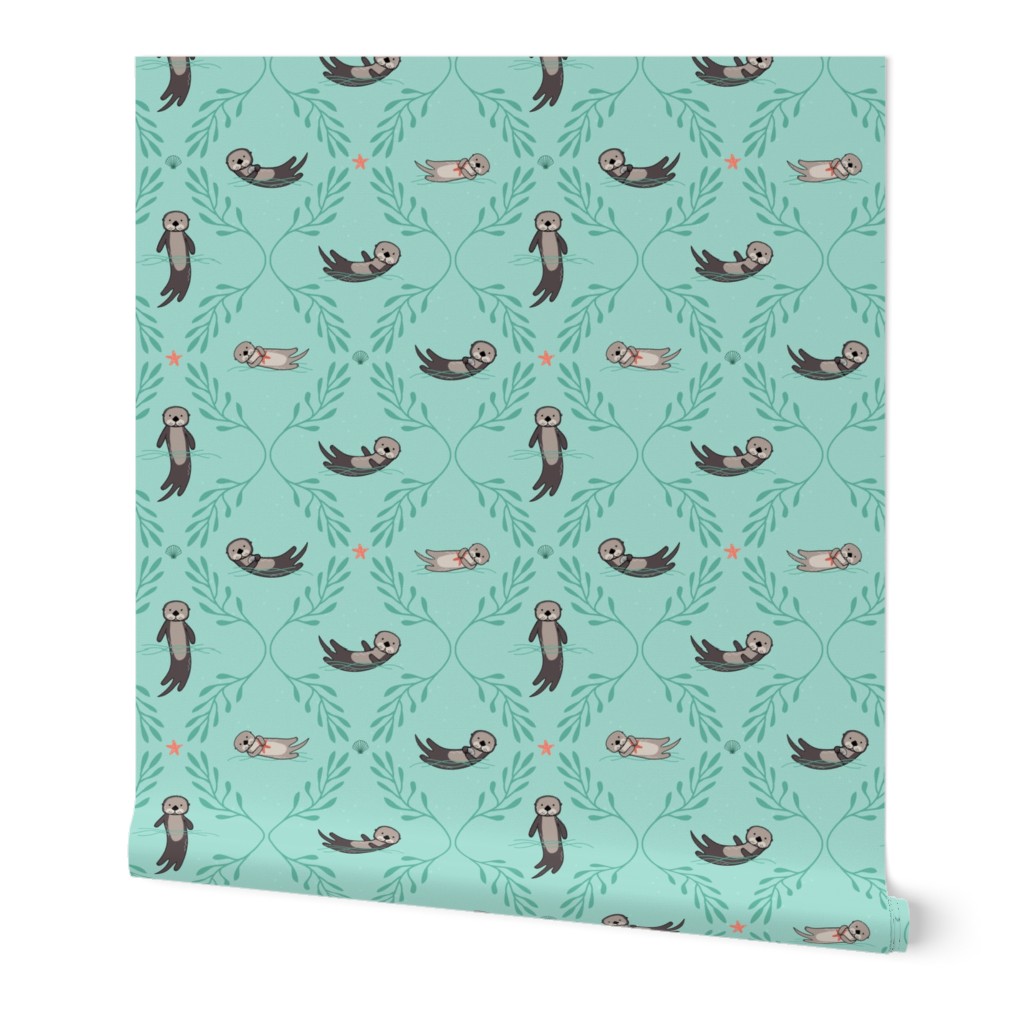 Otter Damask