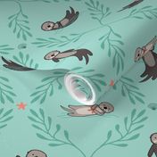 Otter Damask