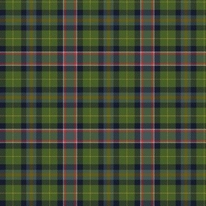 Wisconsin official state tartan, 3", warmer hues