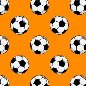 soccer balls - orange