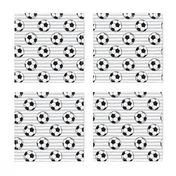 soccer balls - grey stripes