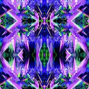GF13 - Medium - Galactic  Fantasy in Blue - Purple - Green