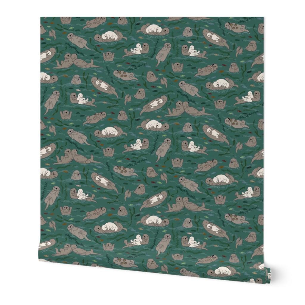 Sea otters - Camouflage - medium scale