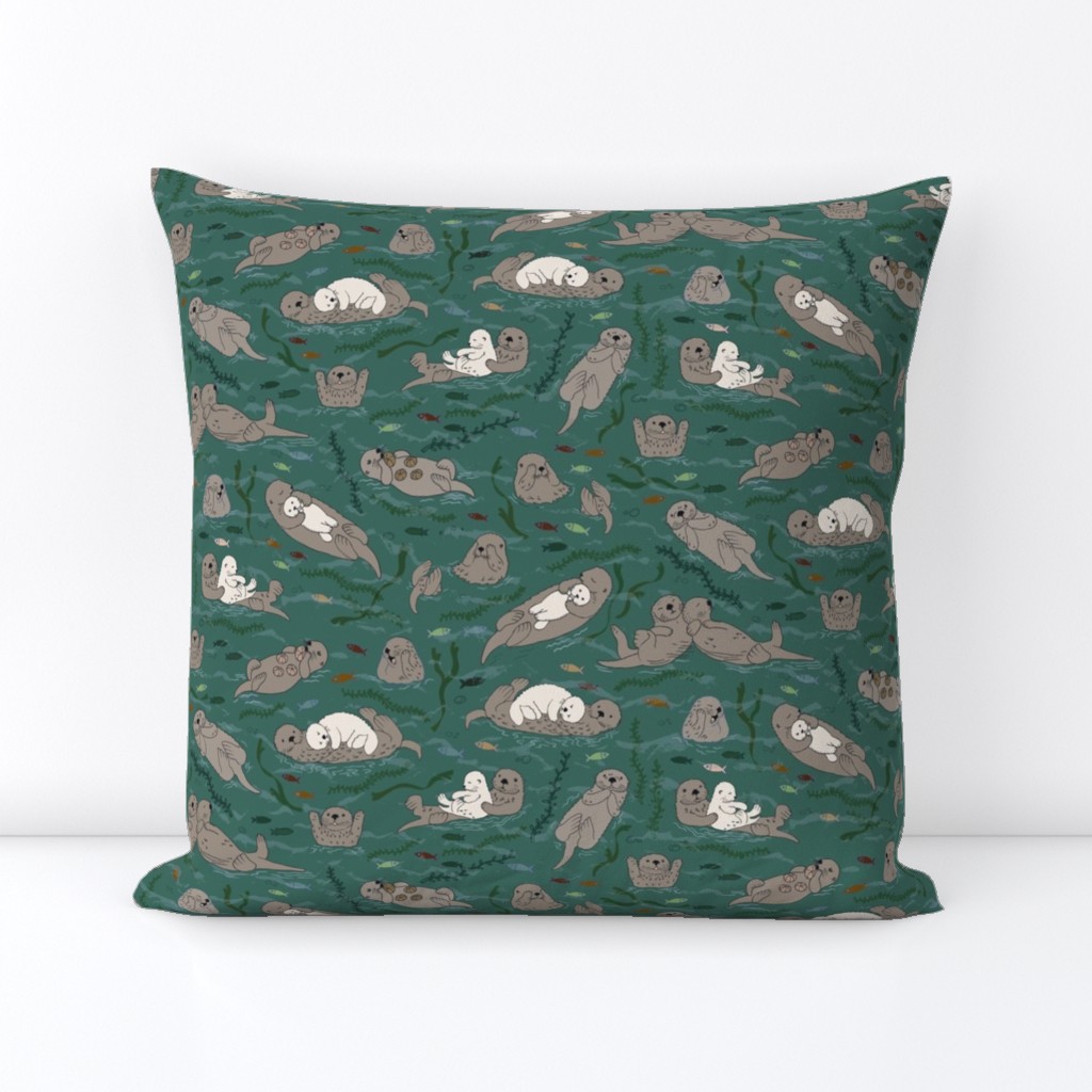 Sea otters - Camouflage - medium scale