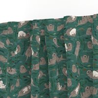 Sea otters - Camouflage - medium scale