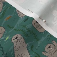 Sea otters - Camouflage - medium scale