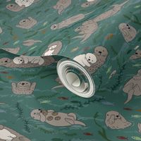 Sea otters - Camouflage - medium scale