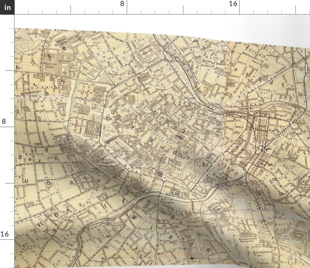 Vienna map, Austria yd