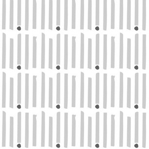 Gray Stripes With Dot