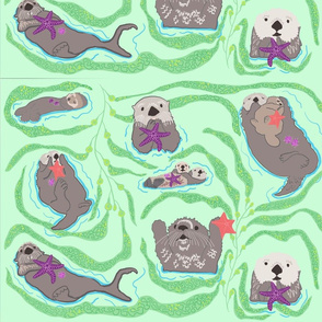 Sea Otter Love
