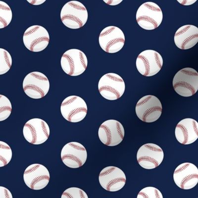 baseballs - dark blue