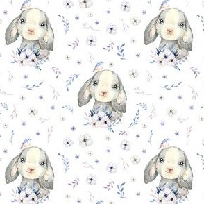 4" Lilac Bunny