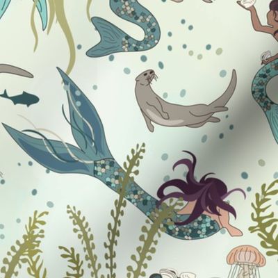 Mermaids and Otters - An Otter World 