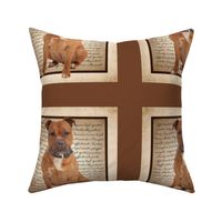 Staffie Quilt/Pillow Panel