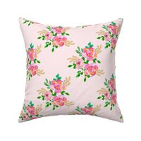 8" Lila the Mouse Florals - Mix & Match Pink