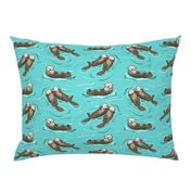 Sea Otters - large scale