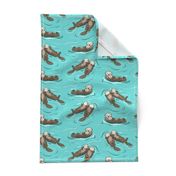 Sea Otters - large scale