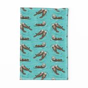 Sea Otters - large scale