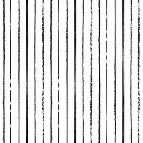 Passing Notes in Class // Hand Drawn Inky Marker Pen Stripes in Black and White