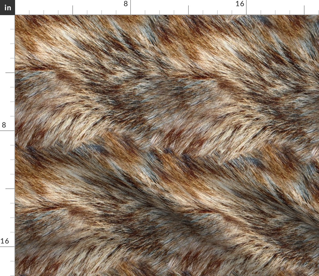 Alaskan Wild Faux Fur LARGE REPEAT