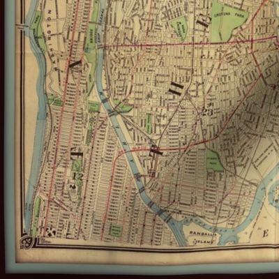 Bronx map, NYC small