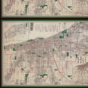 1910 Chicago map, small