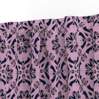 Orchid Navy Interlace