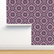 Orchid Navy Interlace