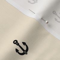 Basic Small Anchors on Cream