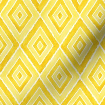 Ikat Diamonds - yellow