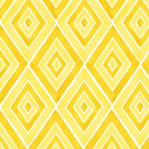 Ikat Diamonds - yellow