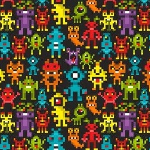 Pixel monsters