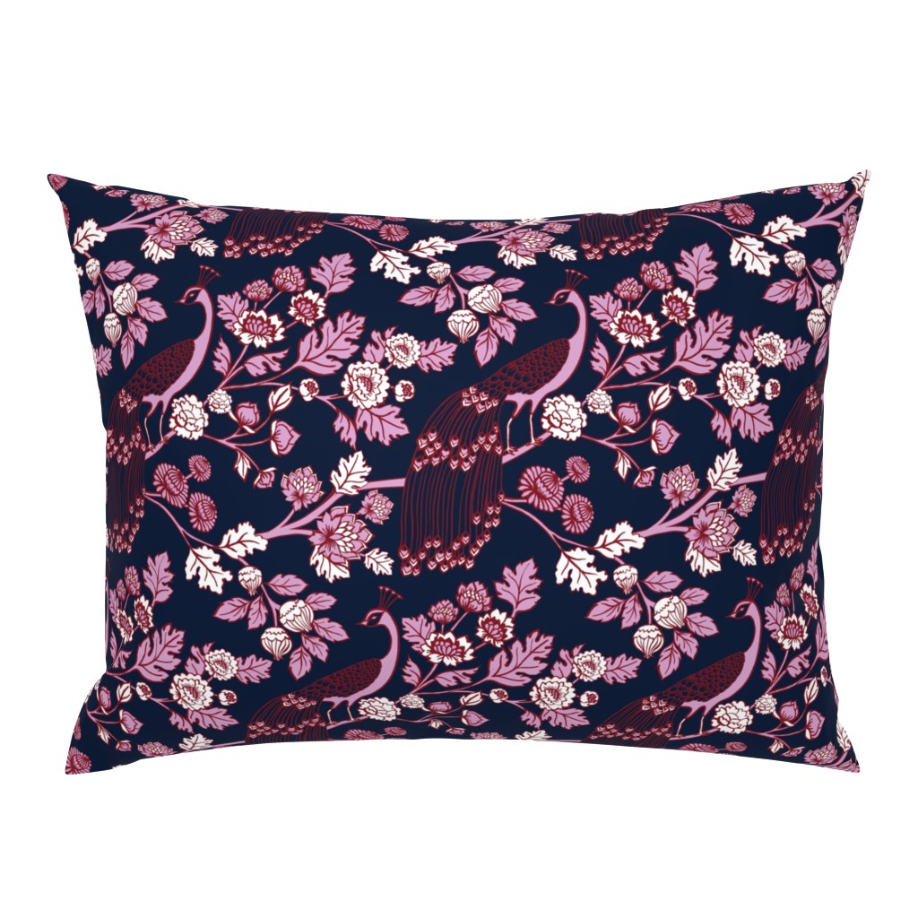 Peacock Garden {Navy/Orchid}