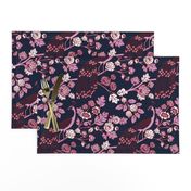 Peacock Garden {Navy/Orchid}