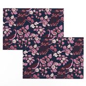 Peacock Garden {Navy/Orchid}